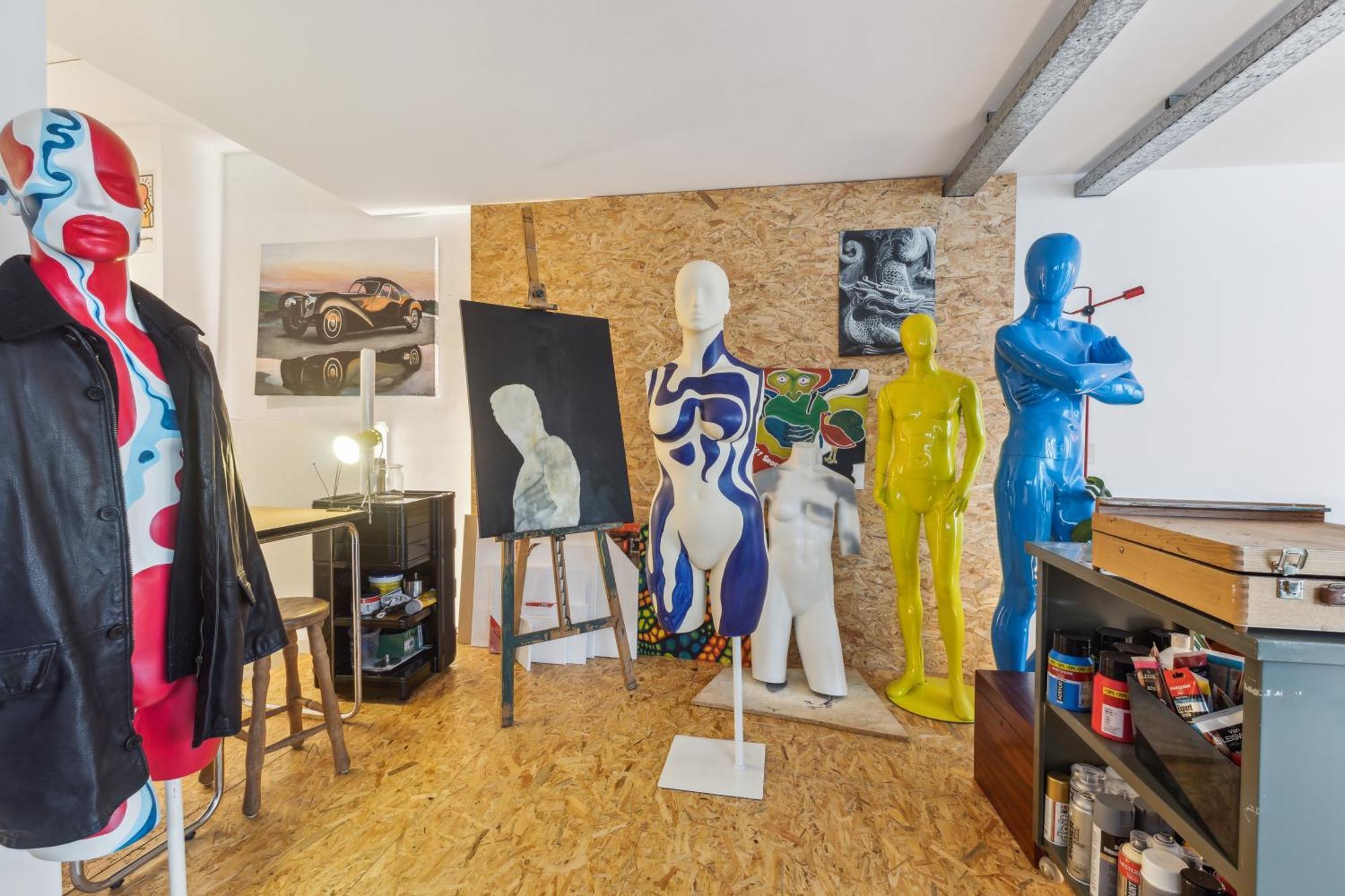 Cosy Art Studio Near Station With Bikes And Garden Гент Экстерьер фото